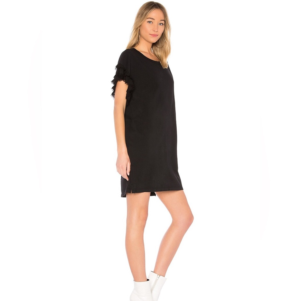 Current/Elliott The Recrafted Ruffle Dress - Picture 2 of 7
